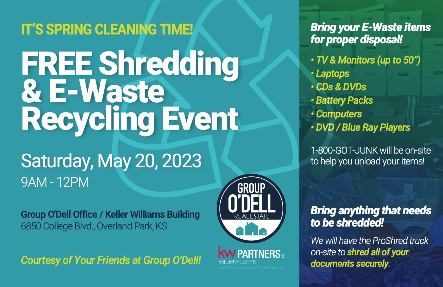 FREE Shredding & E-Waste Recycling Event