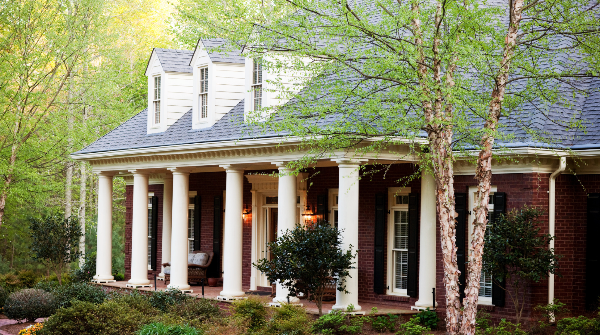 Exterior of a well-maintained home before a seller's home inspection